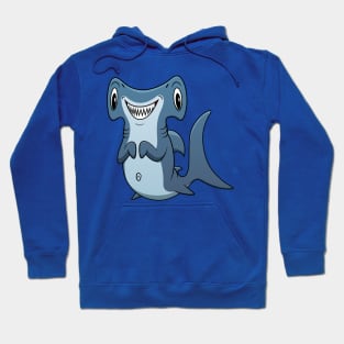 Cartoon Hammerhead Shark Hoodie